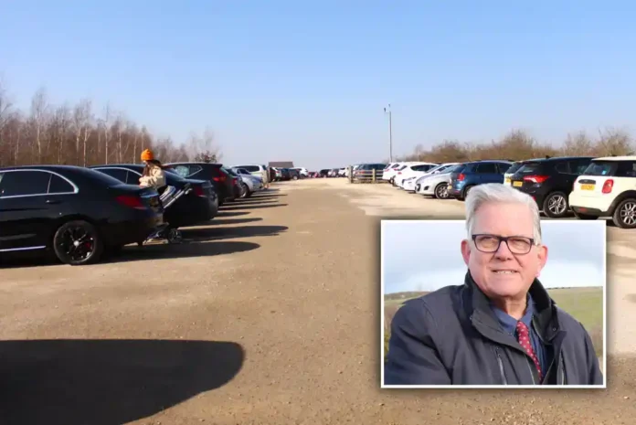 Gedling Country Park and Council Leader John Clarke